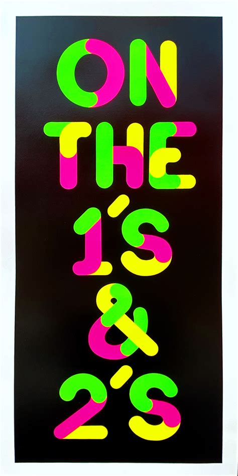 1s And 2s By James Kelly Print Club London