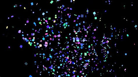 Free Download Confetti On Black Background After Effects 1024x576 For