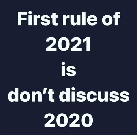 The First Rule Of 2021 The Tony Burgess Blog