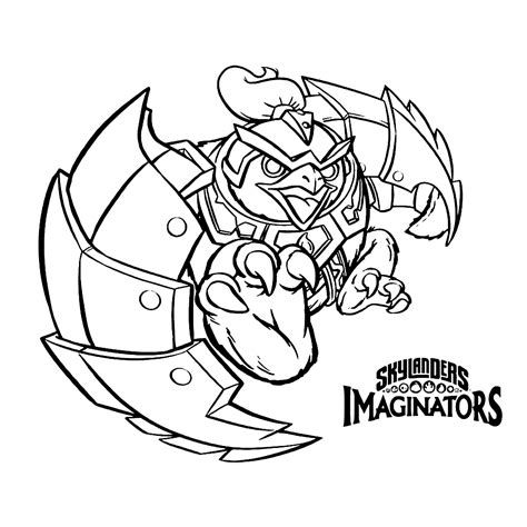 Rapia abu 08 Kleurplaat Skylanders Kaos