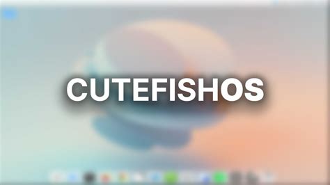 The Cleanest Linux Distro Cutefish Os Youtube