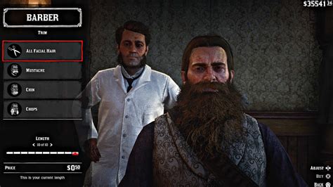 Red Dead Redemption 2 Arthur Max Length Hair And Beard Barber Visit
