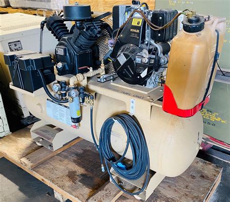 Ingersoll Rand Air Compressor With Kohler Diesel Engine
