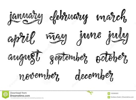 Whilst i always say that at the end of the day, a calligrapher's favorite nibs are a subject of personal preference, there are quite a few that i'd recommend for beginners. Handwritten Names Of Months December, January, February ...