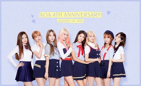 Aoa Celebrates 4th Debut Anniversary Soompi