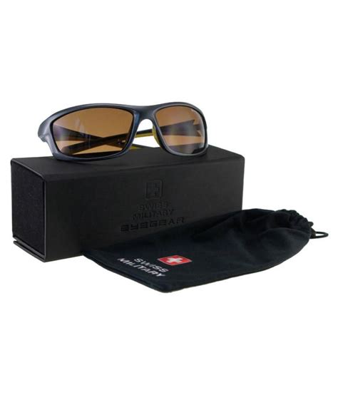 Swiss Military Brown Square Sunglasses Sum44 Buy Swiss Military Brown Square