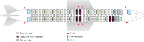 Seat Map And Seating Chart Boeing 737 800 Air Transat Domesctic Air