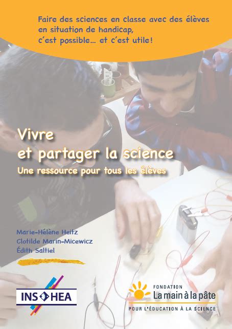 Sciences Et Handicap Le Site De La Fondation La Main à La Pâte