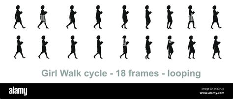 Search Photos Walk Cycle Animation Sprite People Silhouette Images