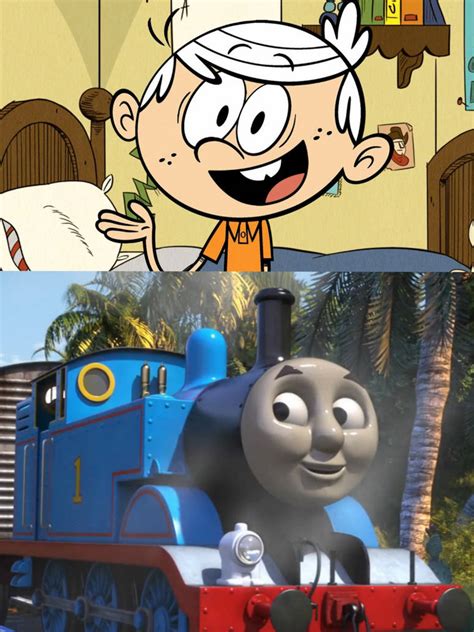Lincoln Loud Meets Thomas The Tank Engine By Jamesdean1987 On Deviantart