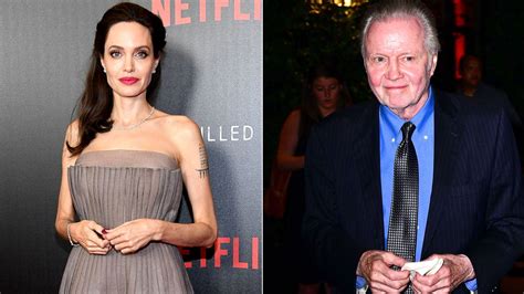 Angelina Jolies Father Jon Voight Shows Up To Support Her At Nyc