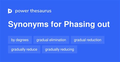 Phasing Out Synonyms 124 Words And Phrases For Phasing Out