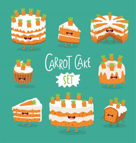 Carrot Cake Illustrations Royalty Free Vector Graphics