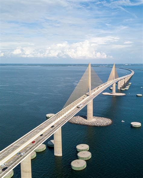 Sunshine Skyway Bridge Tampa Bay Florida Sunshine Skyway Bridge