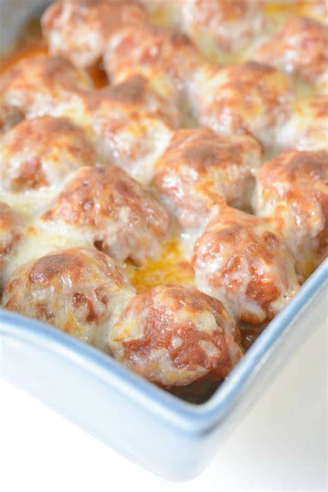 Best Keto Meatballs Low Carb Baked Meatball Casserole Quick And Easy