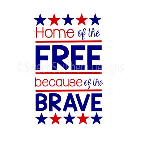 Kpoh.org is founded by the meow matriarch and her husband, a retired army veteran/special ops bravely having served 2. Home of the free because of the Brave SVG instant download | Calendar organization, Brave quotes ...