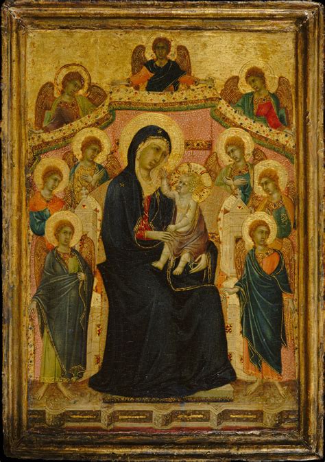 Segna Di Buonaventura Madonna And Child With Nine Angels The