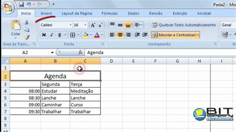 Como Fazer Uma Tabela No Excel
