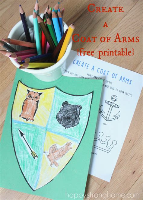 Create A Coat Of Arms Activity Coat Of Arms Knights And Castles