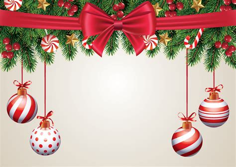 Christmas Holidays Background Composition Xmas Greeting Card With