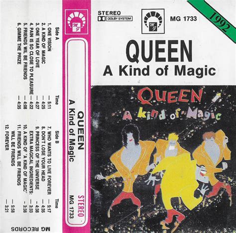 Queen A Kind Of Magic 1992 Cassette Discogs