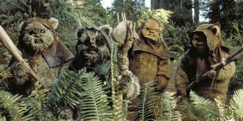 Star Wars Ewoks Have Been Shown Without Fur And Its Horrifying Cinemablend