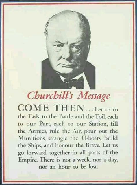 Wwii Propaganda Posters Winston Churchill Quotes Quotable Quotes