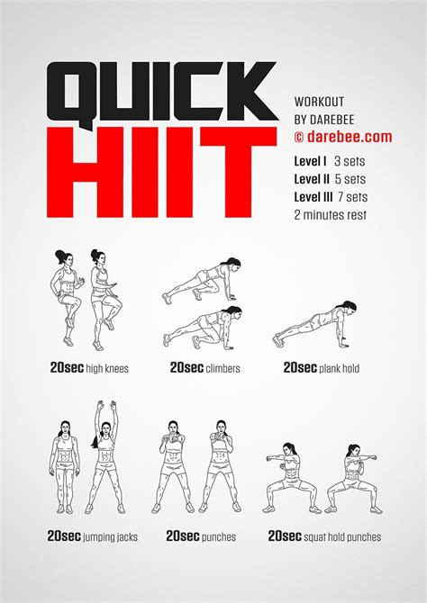 Quick Hiit Workout Quick Hiit Workout Hiit Workout At Home Hiit