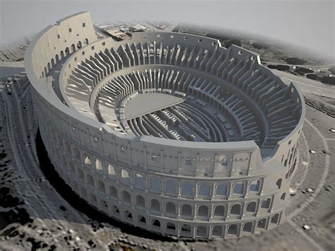 Roman Colosseum Ruins 3d Model Max Obj 3ds Fbx C4d Lwo Lw Lws