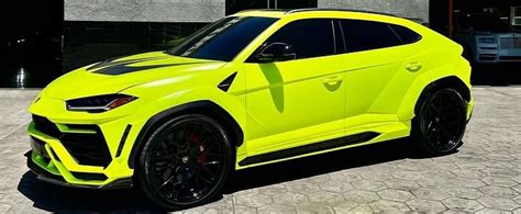 Lamelo Balls Neon Yellow Lamborghini Urus Boasts Flashy Colors From