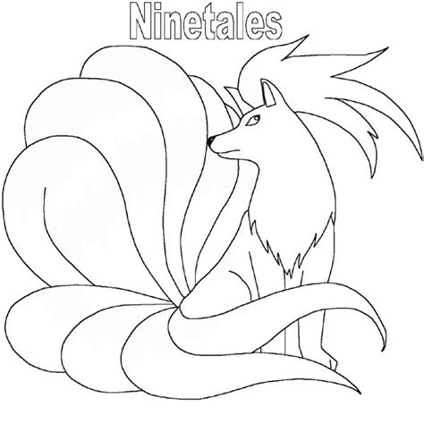 Ninetales Ninetales Pokemon Coloring Pages Horse Coloring Pages