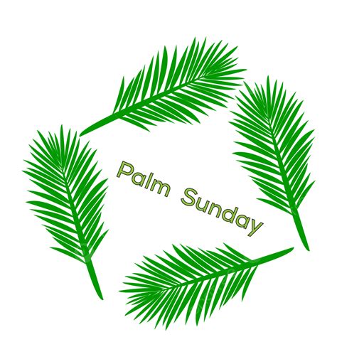 Palm Sunday Vector Hd Png Images Christian Palm Sunday Design March 28