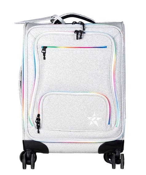 Opalescent Rebel Dream Luggage With Rainbow Zipper Rebel Athletic