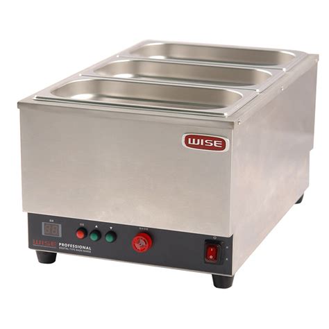 Countertop Food Warmer Snack Food Equipment Electric Bain Marie Three Tank