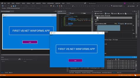 VB Net WinForms App In Visual Studio 2019 Getting Started YouTube