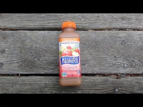 Naked 100 Juice Smoothie Strawberry Banana Review YouTube