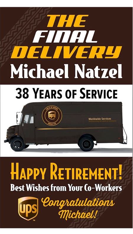 Ups Retirement Banner Vertical Layout