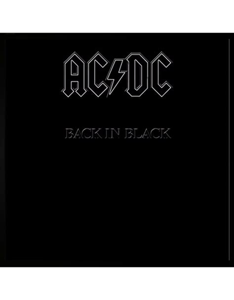AC DC Back In Black Vinyl Pop Music