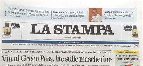 L’edizione Di Cuneo De “la Stampa” Non è In Edicola Per Un Guasto Del Centro Stampa Ci Scusiamo