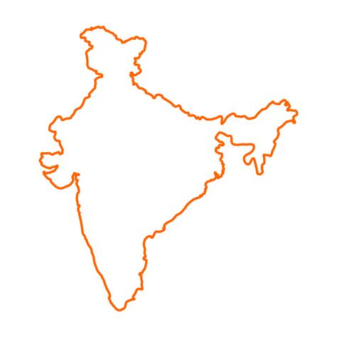 India Map Outline Free Png 20841016 Png
