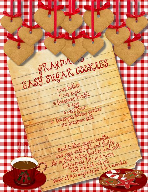 Free Printable Cookie Recipes
