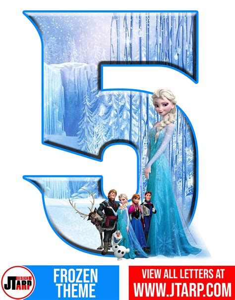 Free Printable Frozen Letters A Z And Numbers 0 9 Gallery Jtarp Design