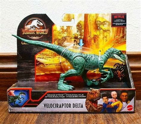 Jurassic World Camp Cretaceous Velociraptor Delta Mattel