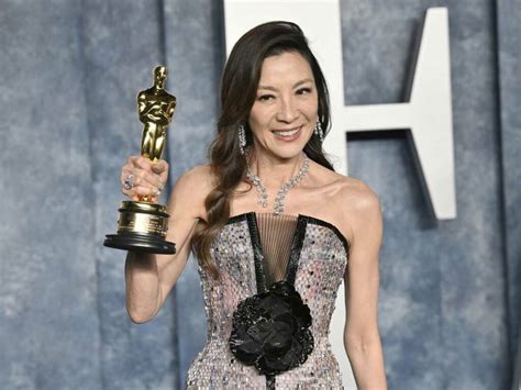 michelle yeoh becomes the first asian woman to win the oscar for best actress
