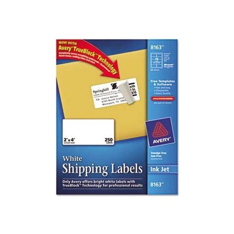 Avery Shipping Label Template 8163 Williamson