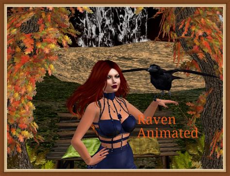 Second Life Marketplace Raven Animated