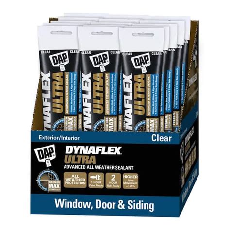 Reviews For Dap Dynaflex Ultra 55 Oz Clear Advanced Exterior Window Door And Siding Sealant