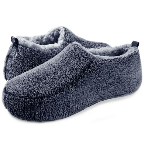 Men S Slippers Cozy Comfy Comfort Fuzzy Fluffy Indoor