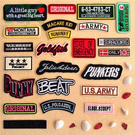 Diy Patches Iron On Patches Cloth Badges Cafe Shop Design