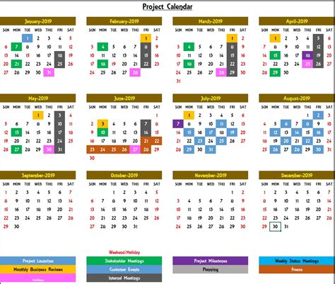 Year Calendar On Excel Month Calendar Printable